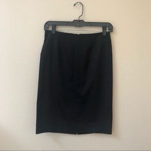 Benetton black tight skirt